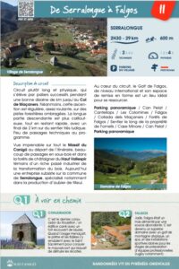 circuit VTT N°11 sur Serralongue