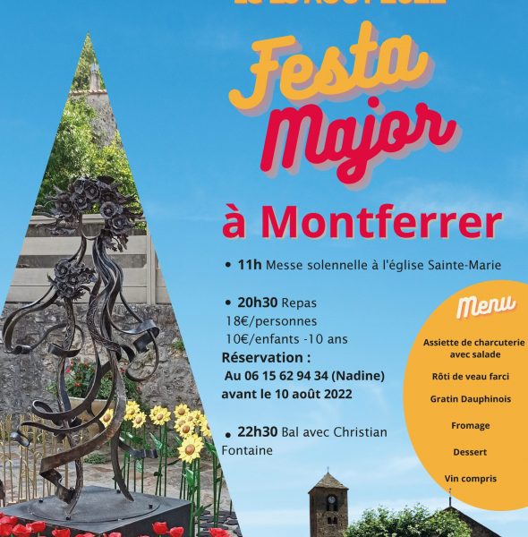 MONTFERRER &#8211; FESTA MAJOR 2022