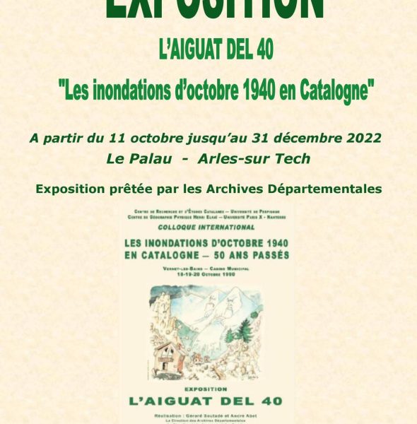Exposition l&#8217;Aiguat del 40