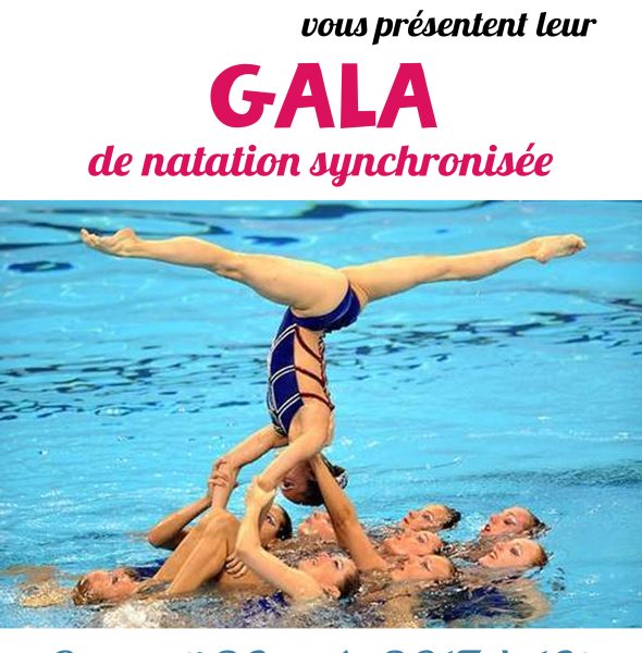 Gala de natation synchronisée le samedi 26 août 2017