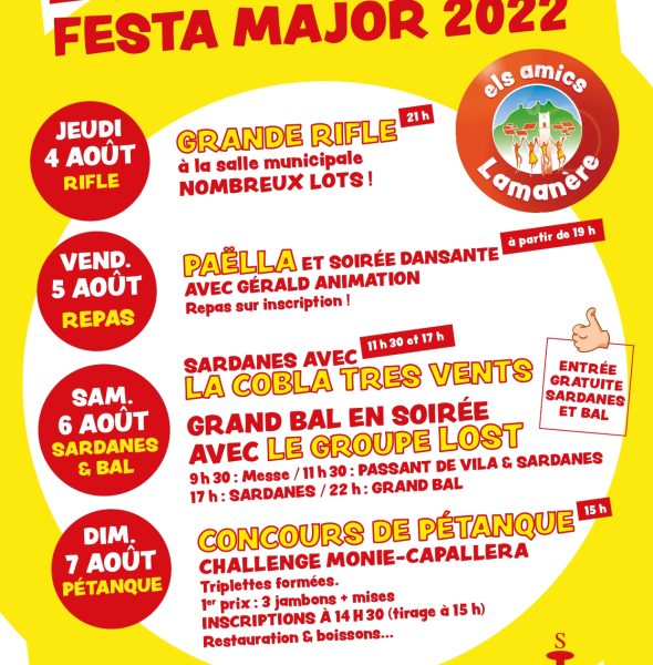 LAMANÈRE – FESTA MAJOR 2022
