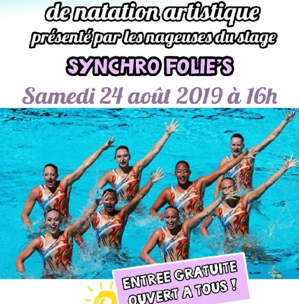 Gala de Natation Artistique le samedi 24 août 2019