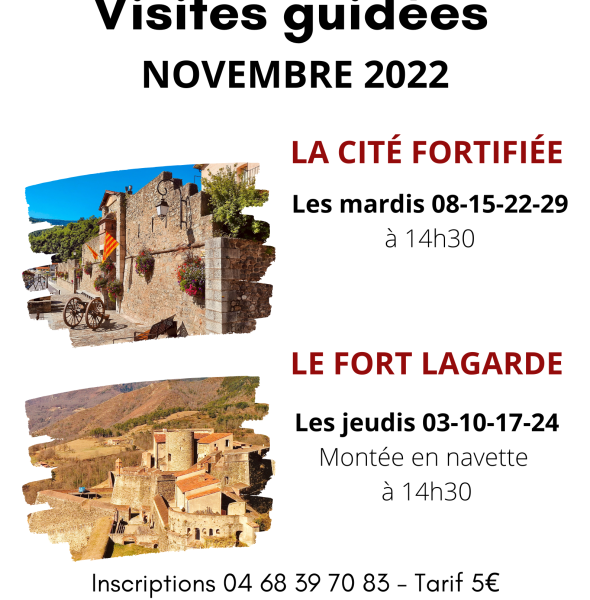 Visites guidées de Prats de Mollo la Preste – Novembre 2022