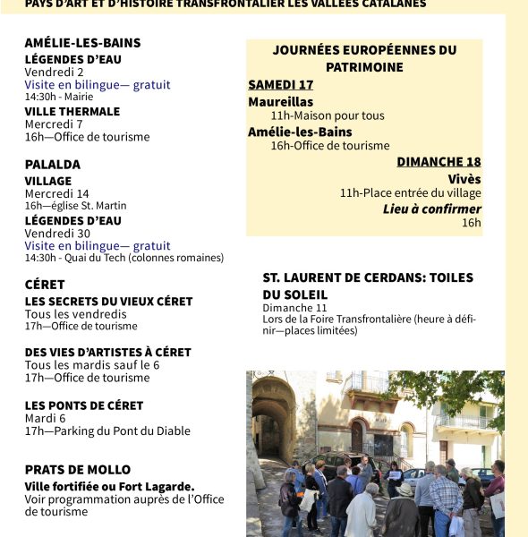 PAYS D’ART ET D’HISTOIRE TRANSFONTALIER LES VALLÉES CATALANES