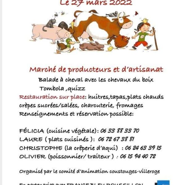 COUSTOUGES – 6ème FOIRE AGRICOLE ET ARTISANALE
