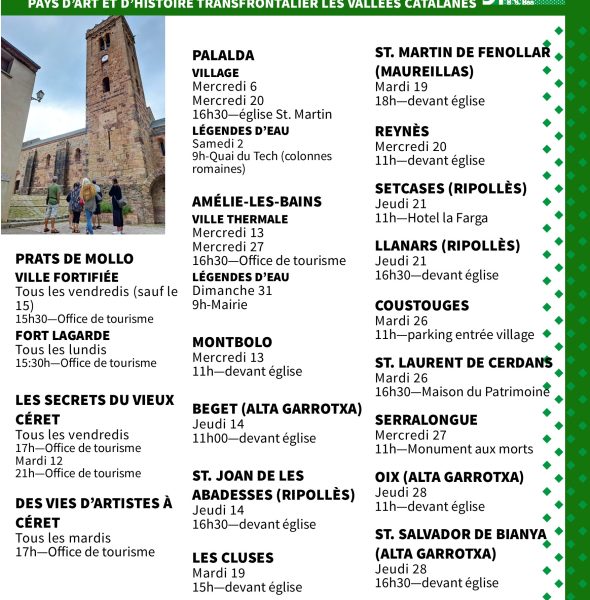 PAYS D’ART ET D’HISTOIRE TRANSFONTALIER LES VALLÉES CATALANES